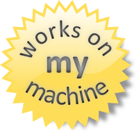 Works on my machine logo